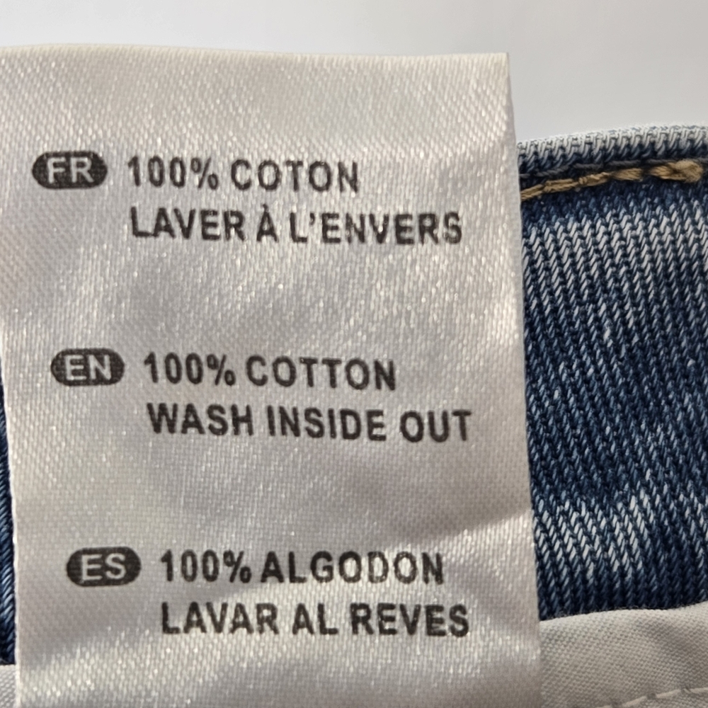 NEW Oraije Paris Elise Wide Leg Blue Denim Jeans Womens Size 6/28 - Picture 14 of 16